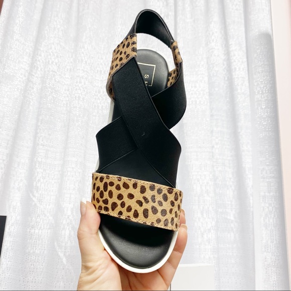 ShuShop NEW Jacqueline Cheetah Wedge Platform Shoe - Picture 3 of 4